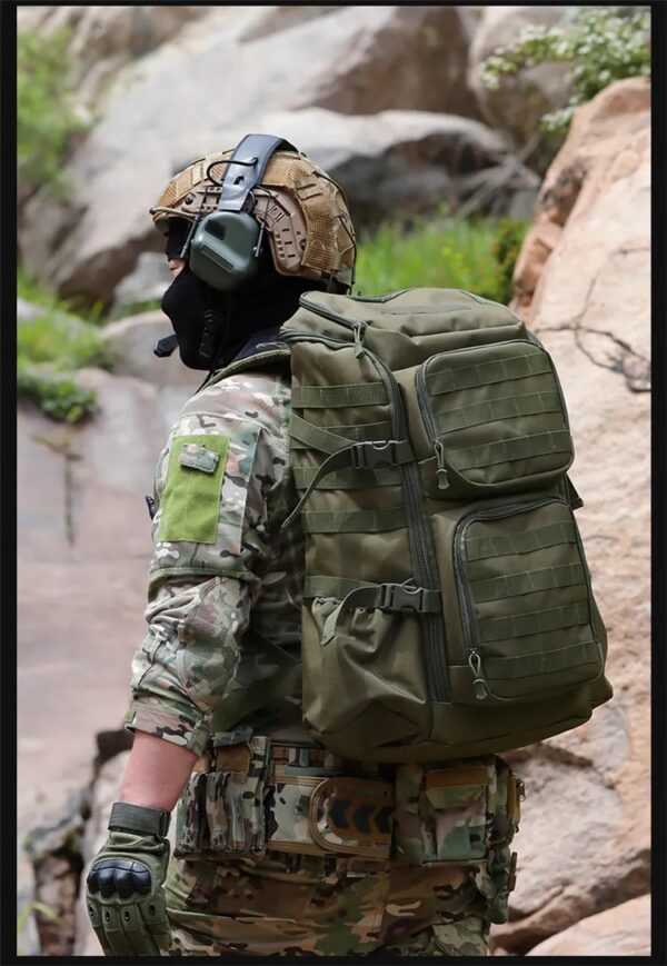 Militær ryggsekk Khaki 40L