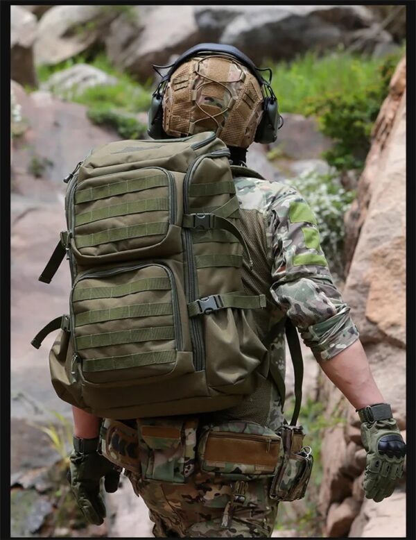 Militær ryggsekk Khaki 40L
