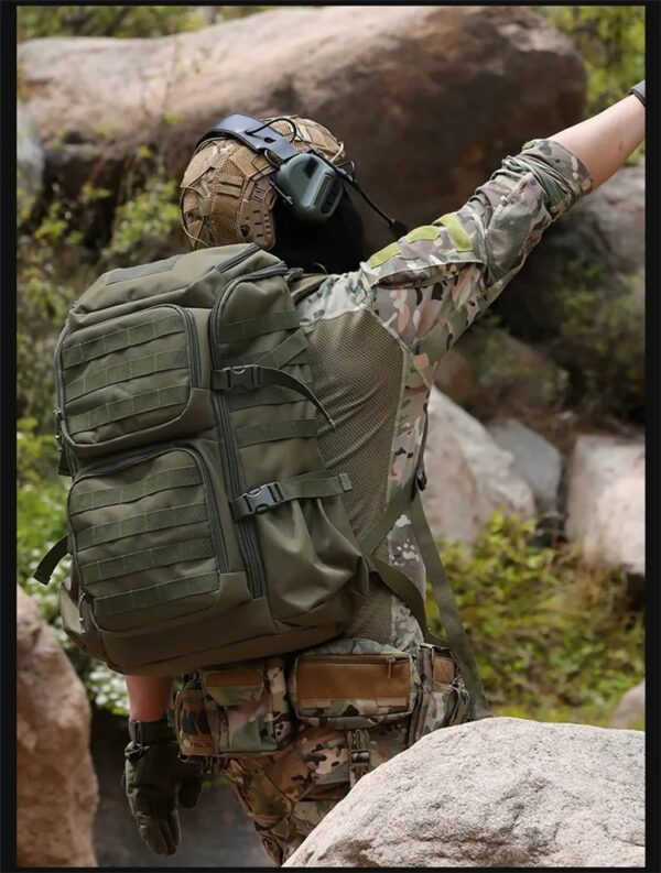Militær ryggsekk Khaki 40L