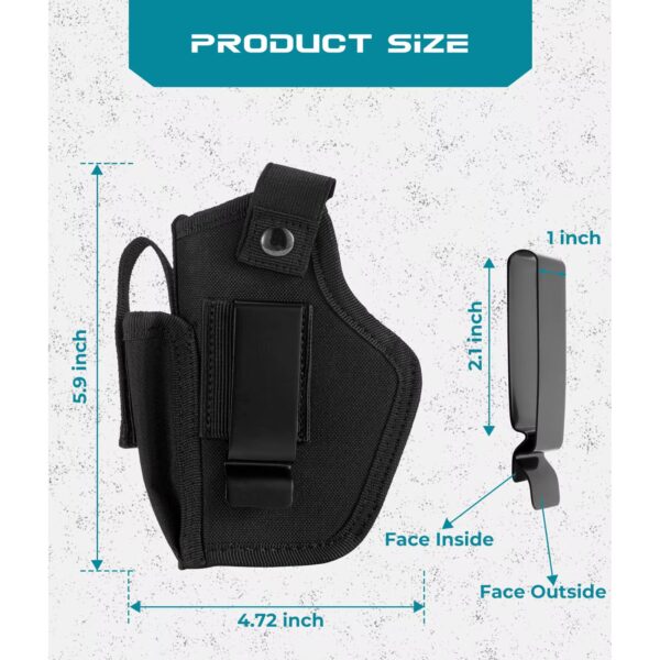 Vega Cordura-hylster T2 for venstrehendte