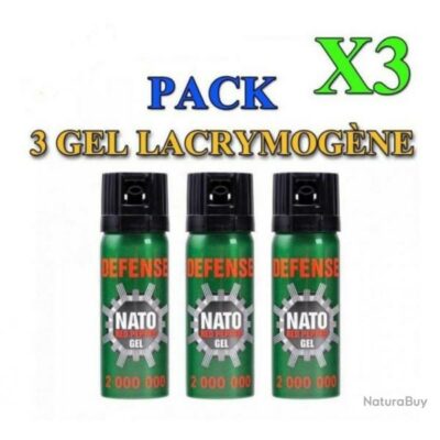 PAKKE 3 LANGT REVNE GELBOMB 10% OC NATO 50ML Laget i Tyskland